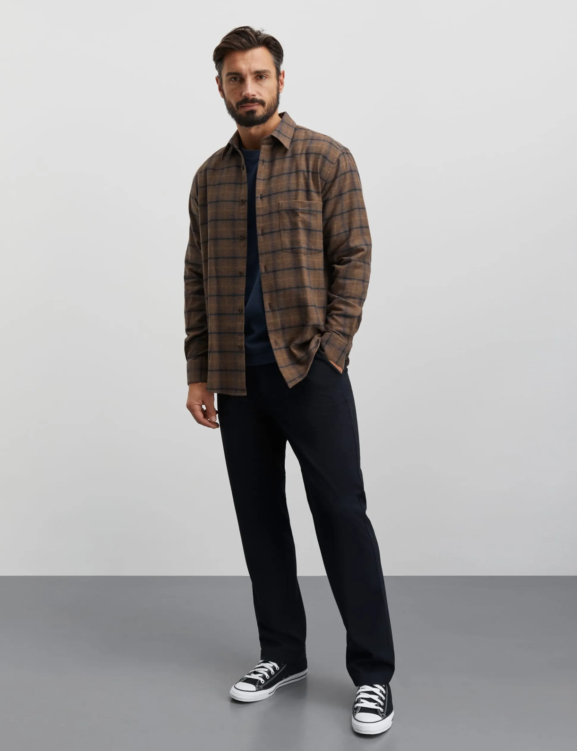 Alaska Flannel Check Sune Shirt