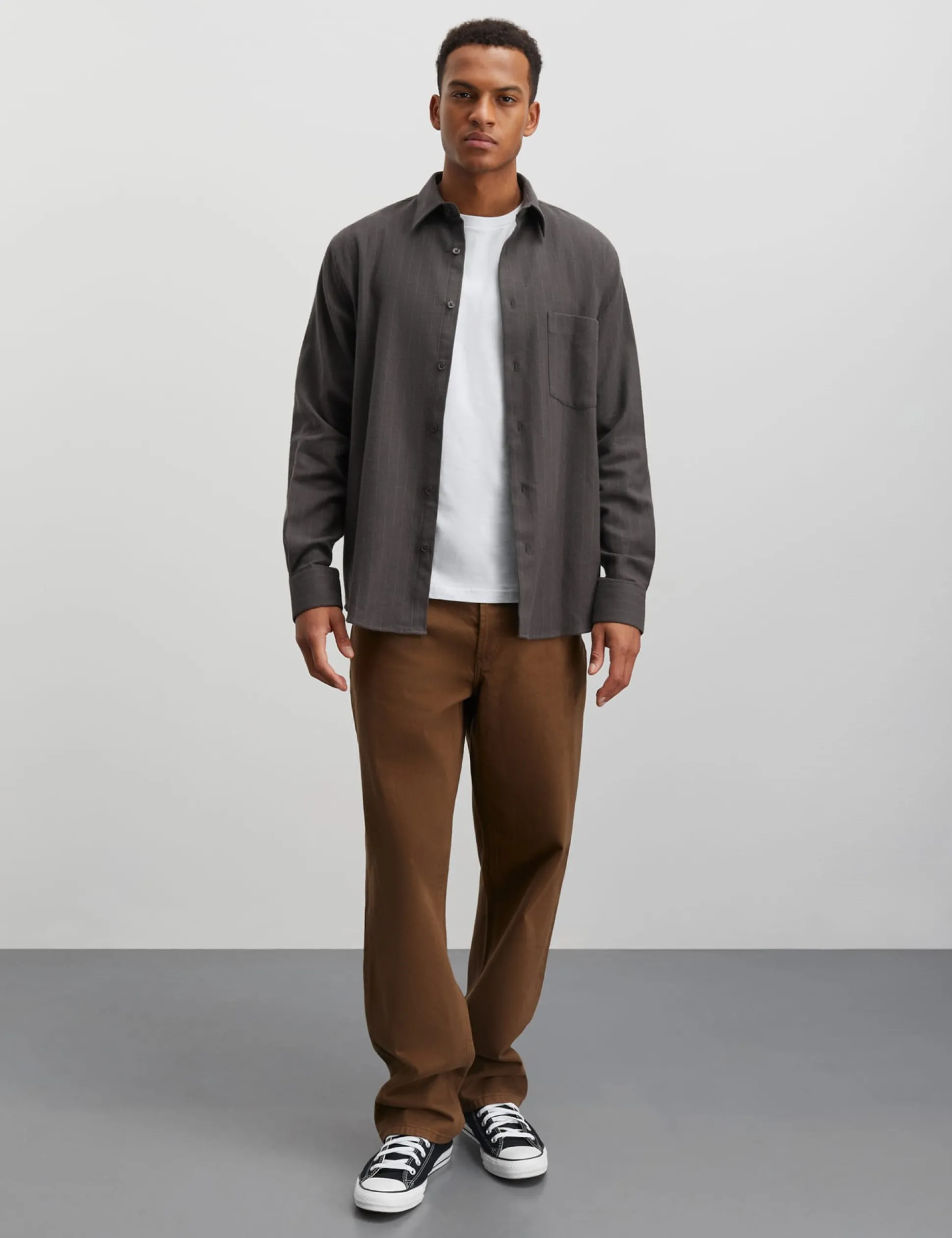 Alaska Flannel Stripe Sune Shirt