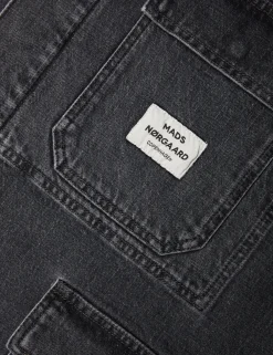 Black Denim Johnny Jacket