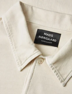 Cotton Jersey Pigment Dye Polo Tee LS