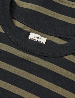 Cotton Jersey Stripe Carlito Tee LS
