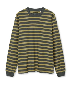 Cotton Jersey Stripe Frode Tee LS