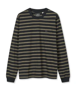 Cotton Jersey Stripe Frode Tee LS