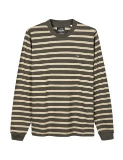 Cotton Jersey Stripe Frode Tee LS