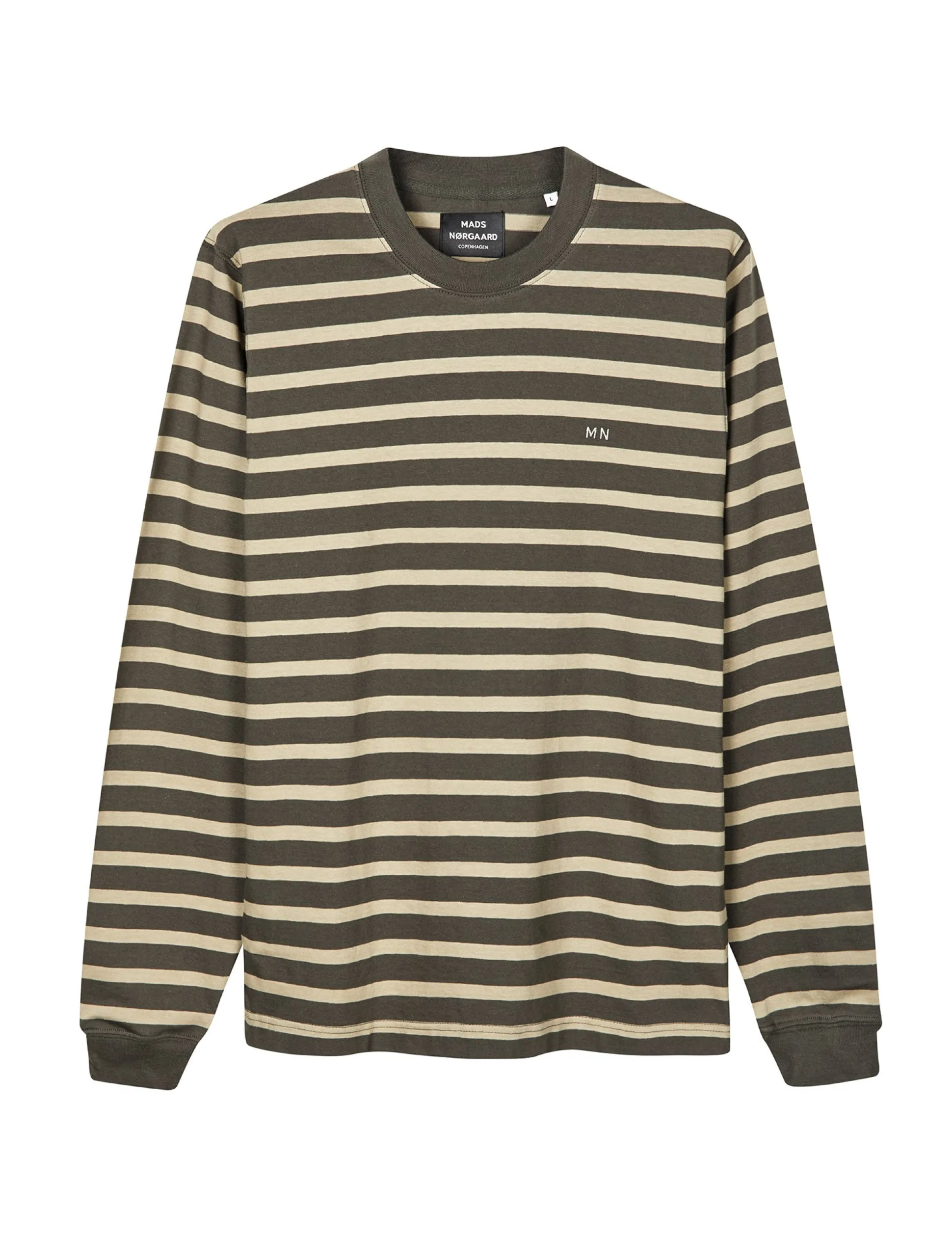 Cotton Jersey Stripe Frode Tee LS