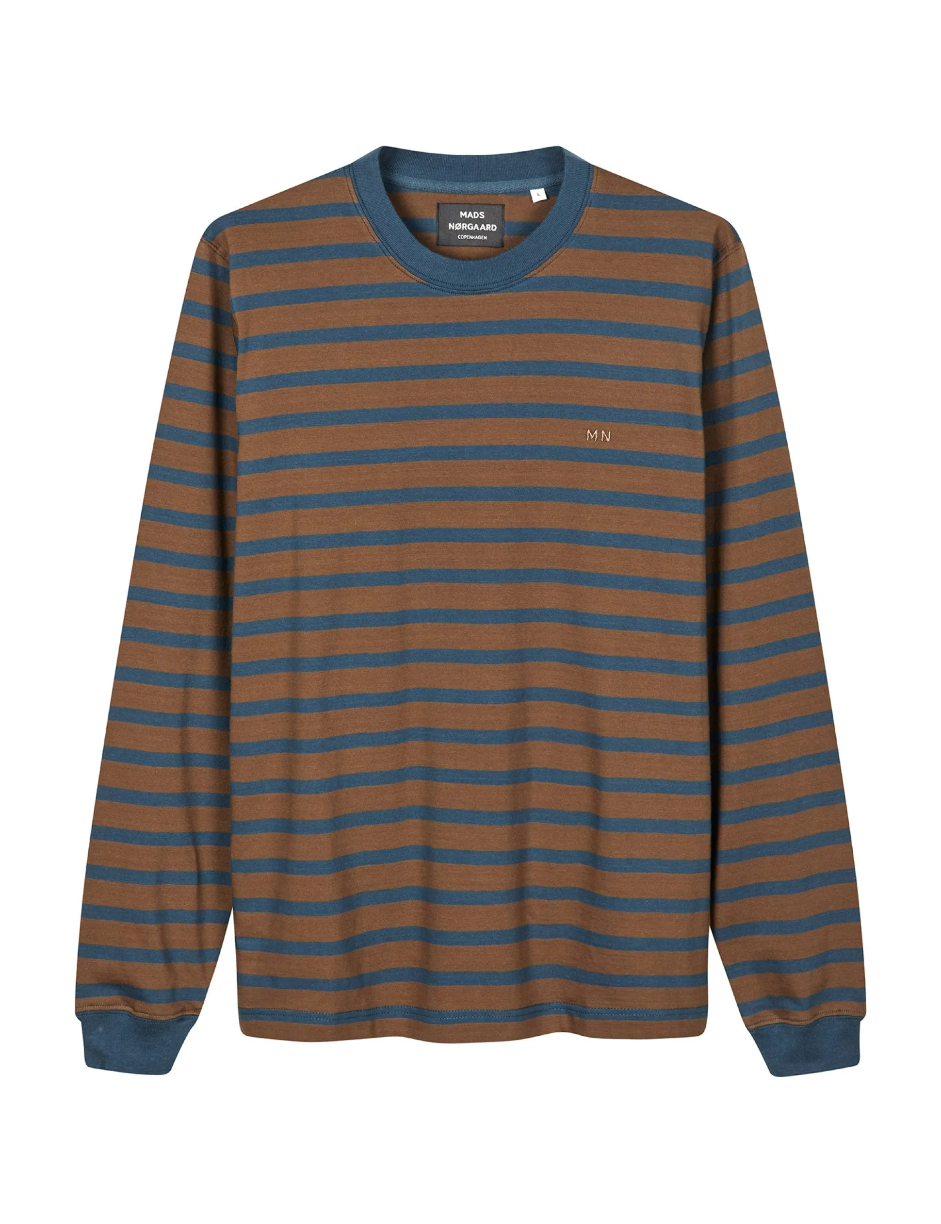 Cotton Jersey Stripe Frode Tee LS