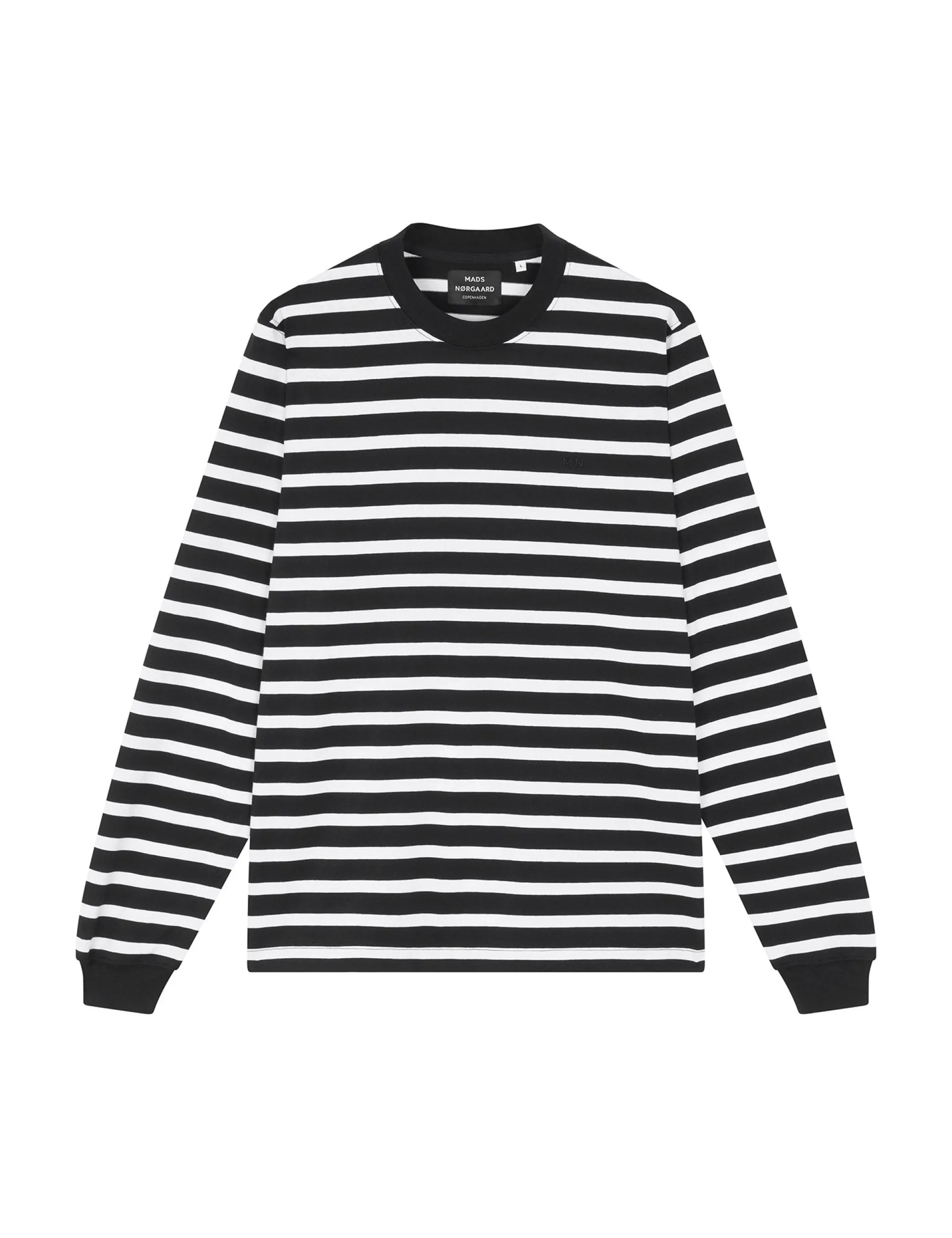 Cotton Jersey Stripe Frode Tee LS