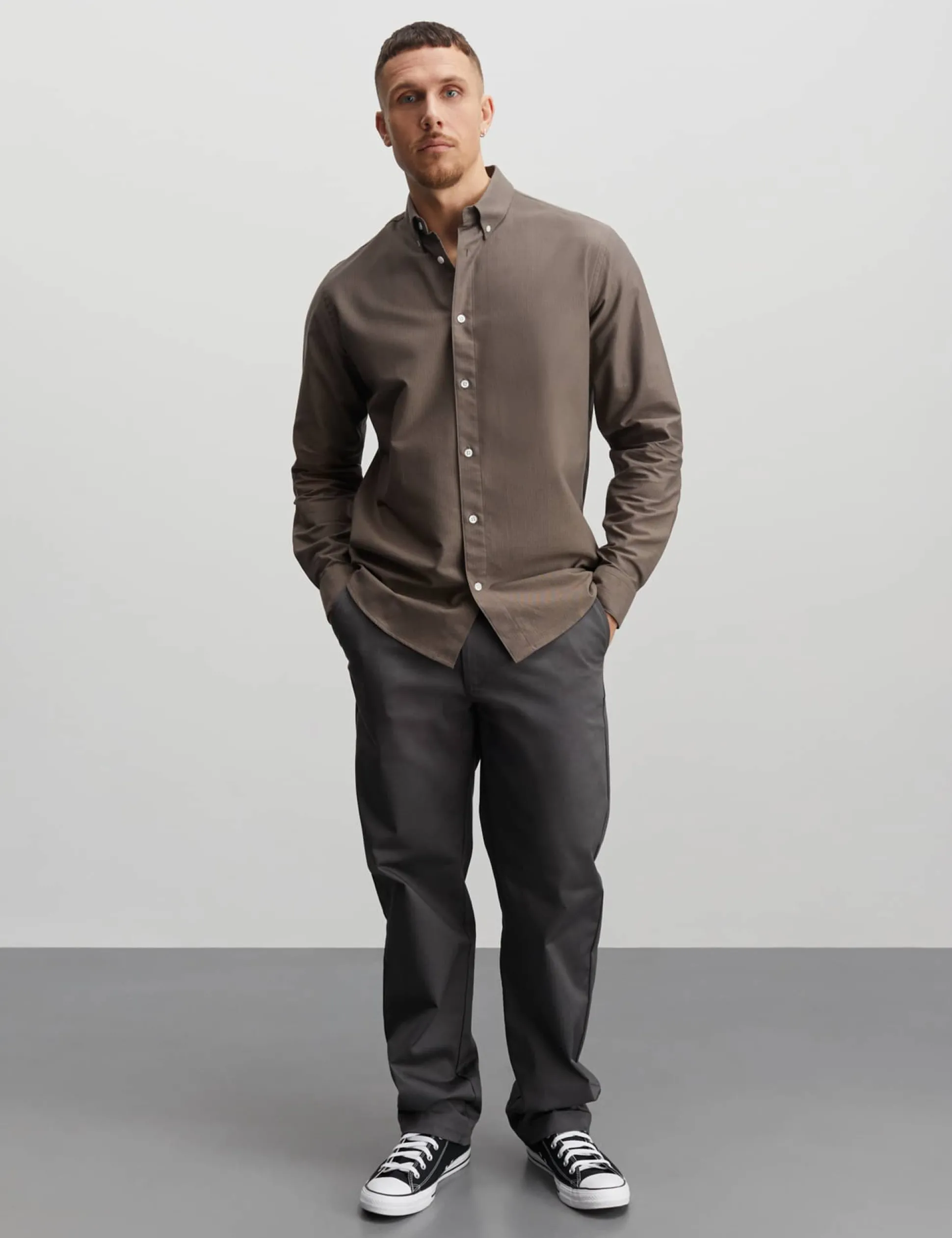 Cotton Oxford Sune Stripe Shirt BD