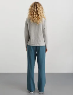 Crisp Jersey Silke Tee LS