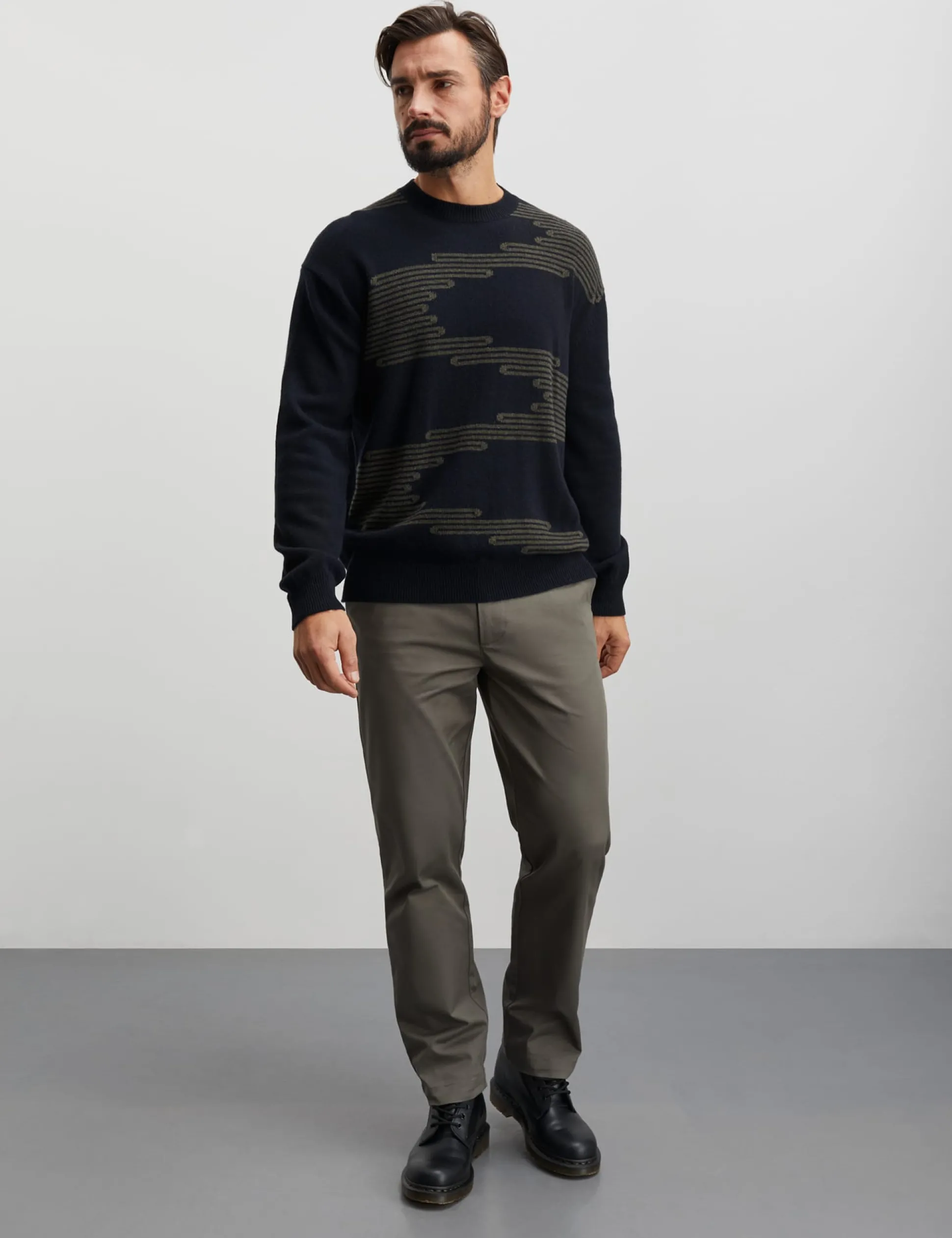 Eco Wool Vilhelm Lines Knit
