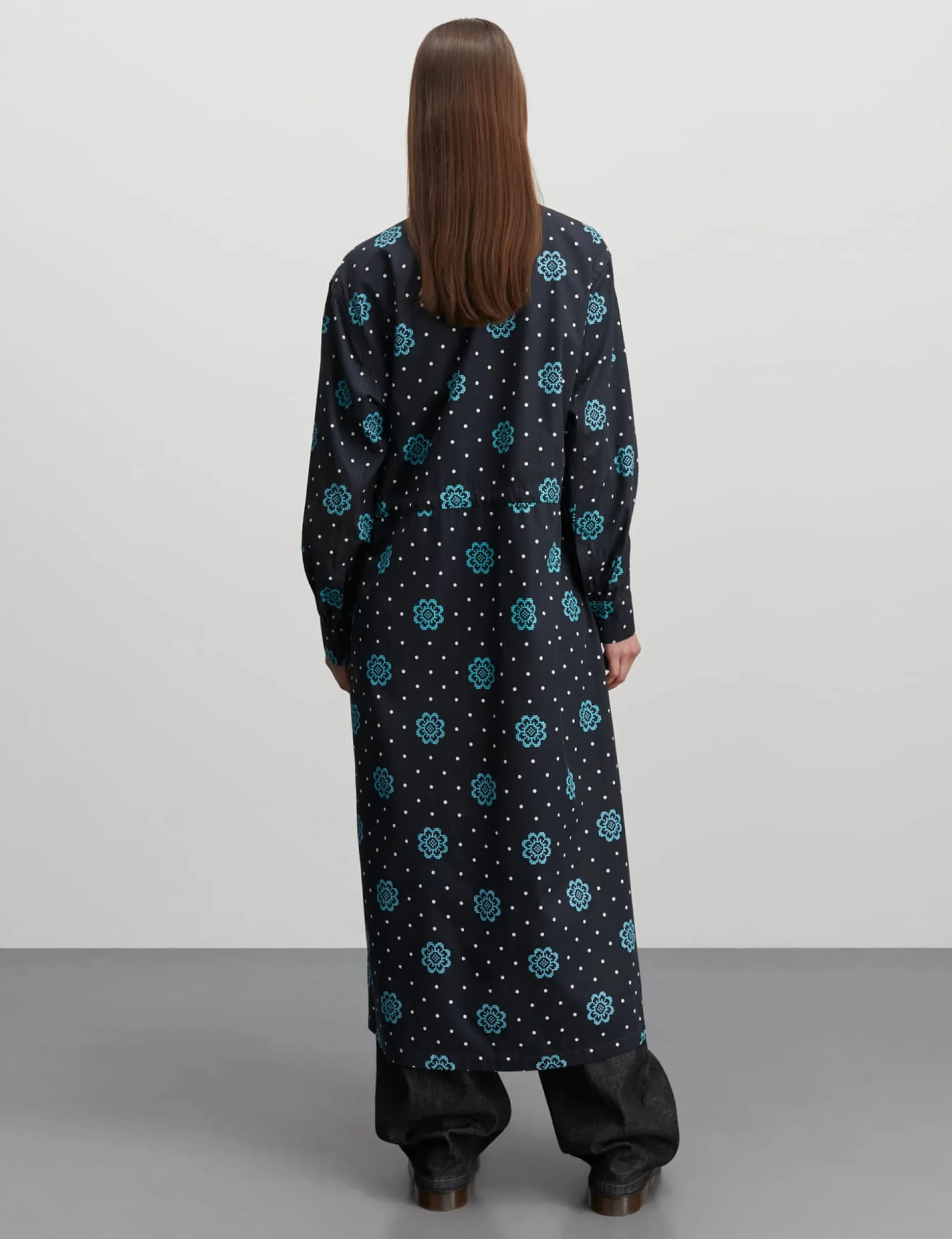 Leo Twill Asa Dress AOP