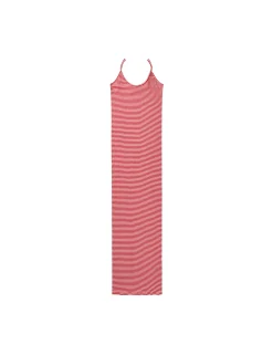 NPS Strap Dress Fine Stripe