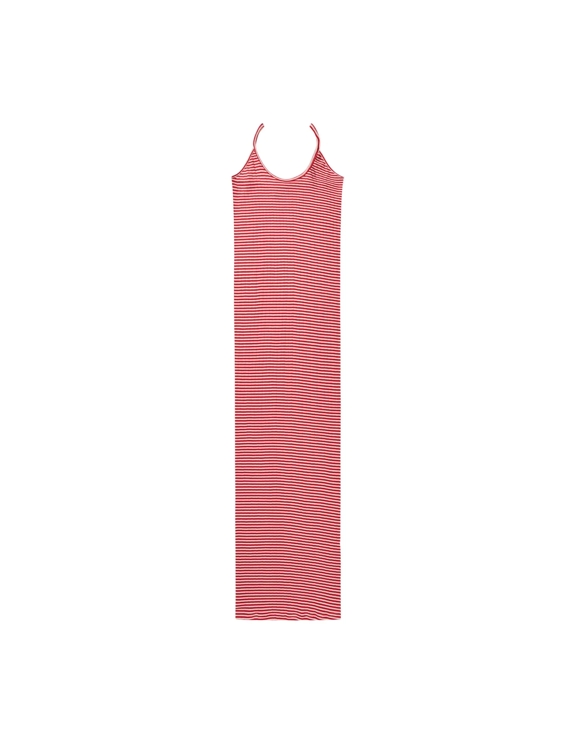 NPS Strap Dress Fine Stripe