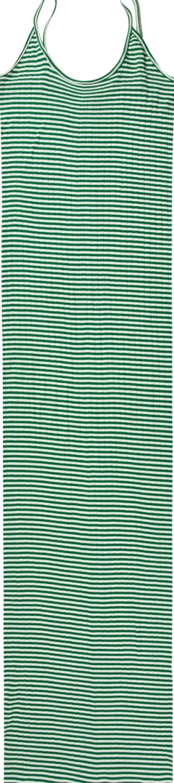 NPS Strap Dress Fine Stripe