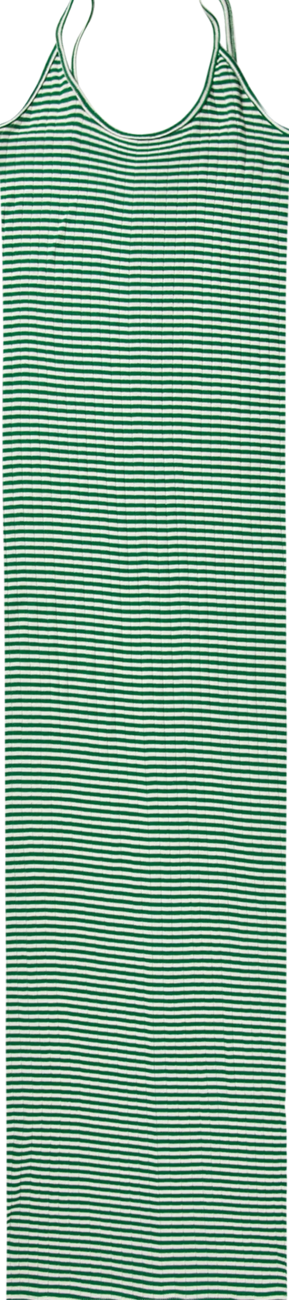 NPS Strap Dress Fine Stripe