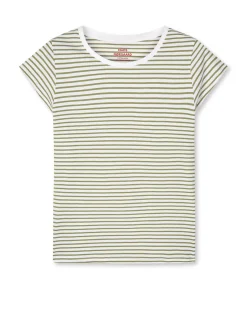 Organic Jersey Stripe Teasy Tee FAV