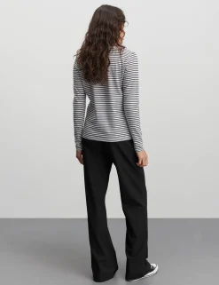 Organic Jersey Stripe Tenna Tee LS FAV