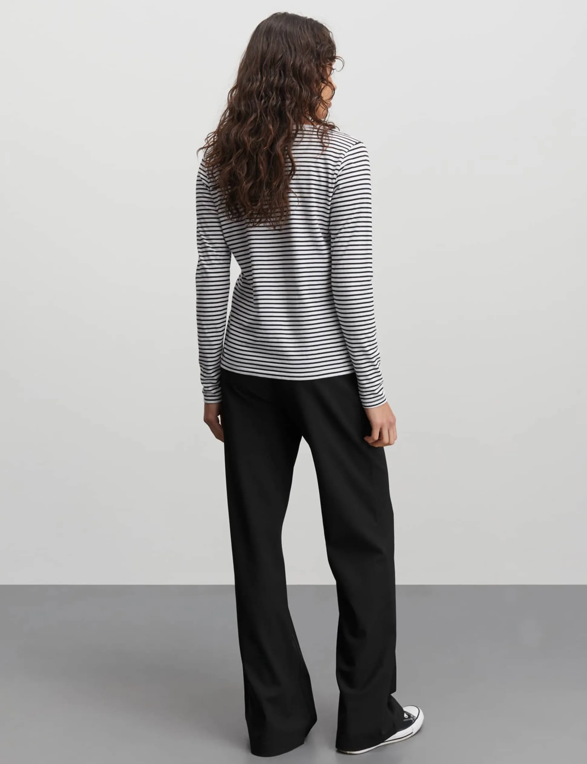Organic Jersey Stripe Tenna Tee LS FAV
