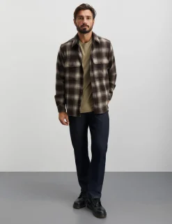Soft Wool Noah Check Shirt
