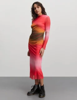 Stretch Mesh Fia Dress AOP