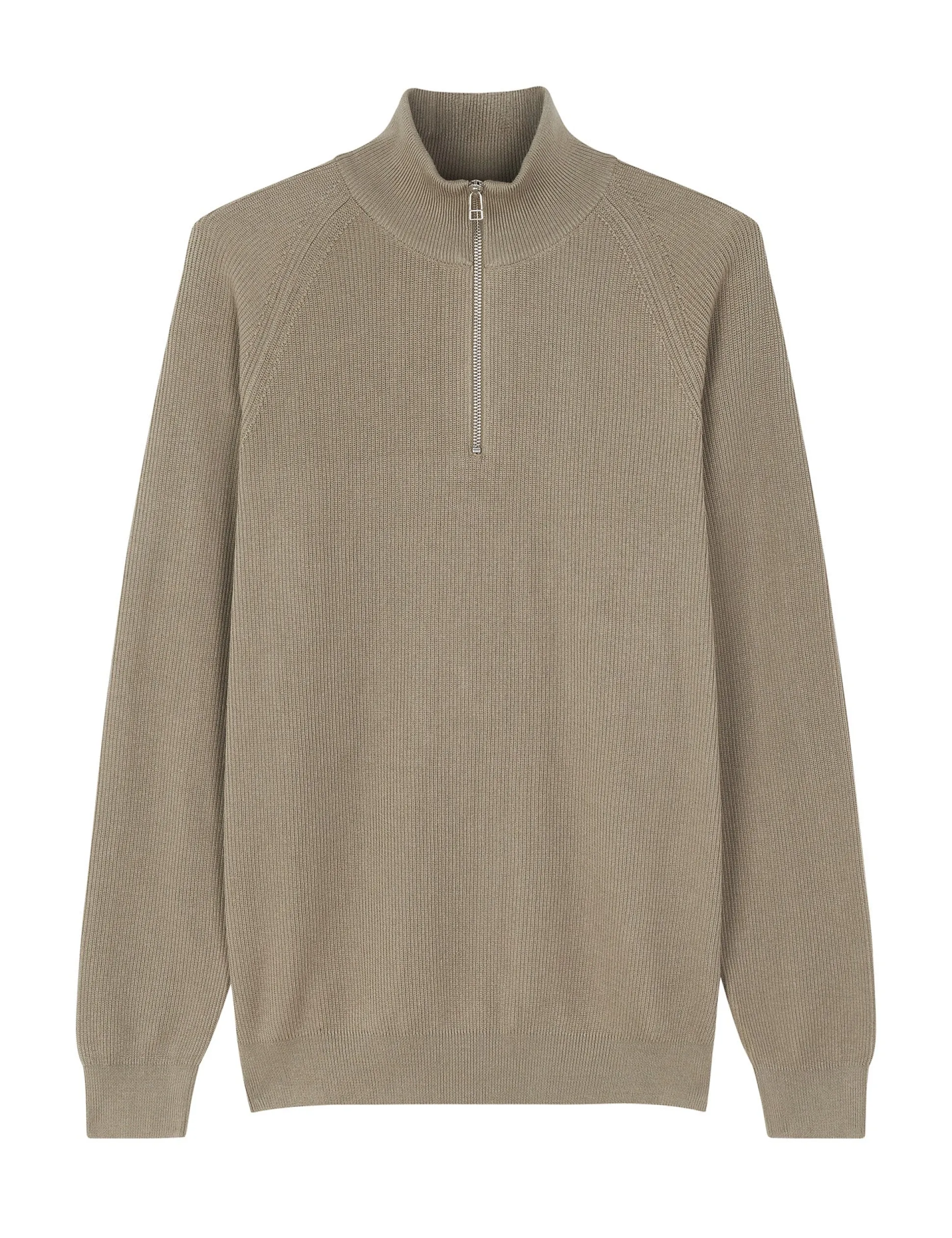 Tight Cotton Rune Half Zip Knit