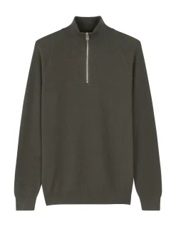 Tight Cotton Rune Half Zip Knit