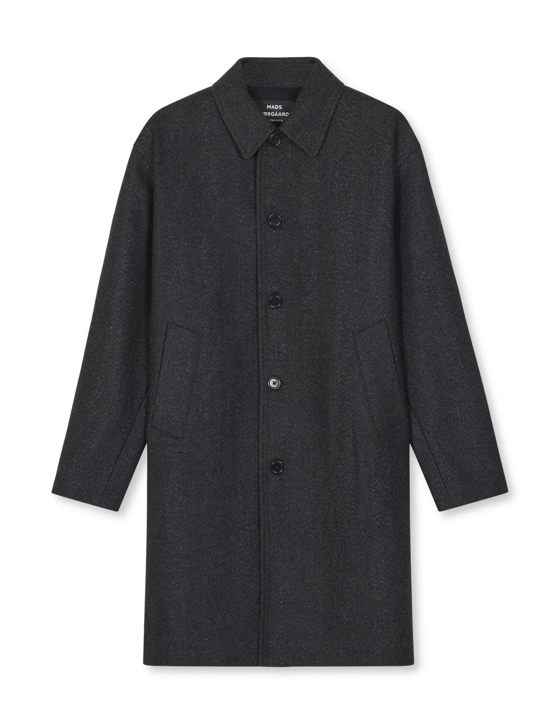 Wool Herringbone Curtis Coat