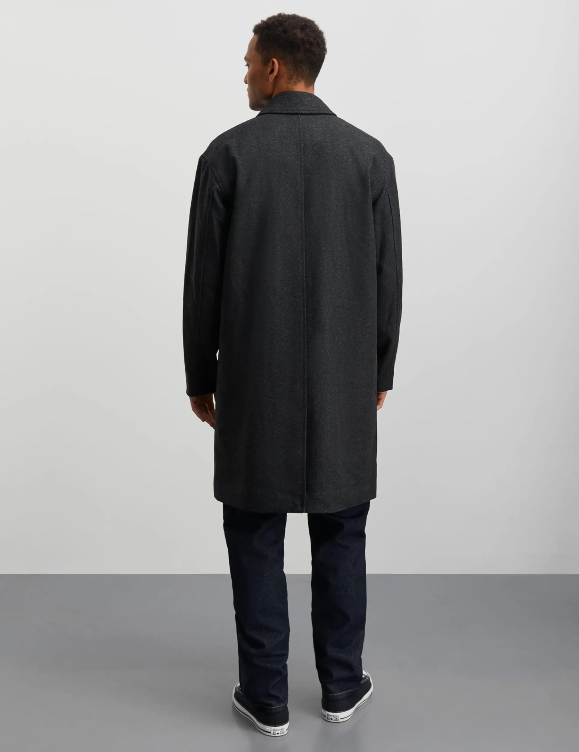 Wool Herringbone Curtis Coat