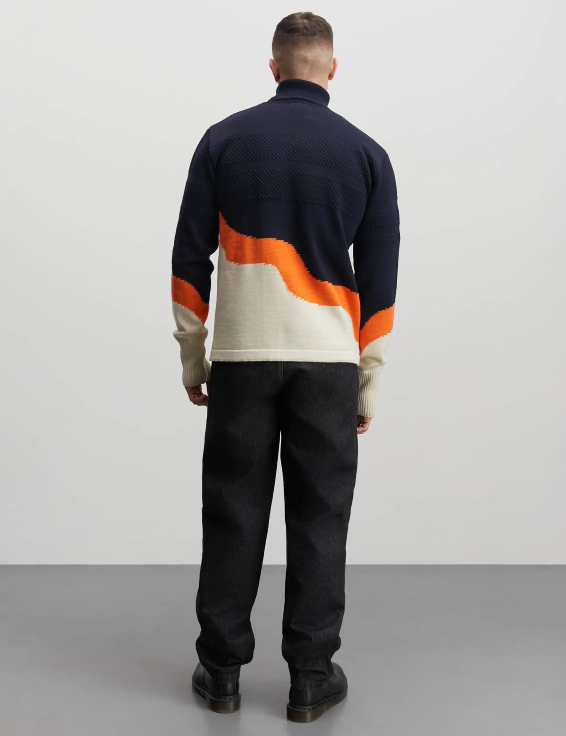 Wool Klemens 3 Colour Knit