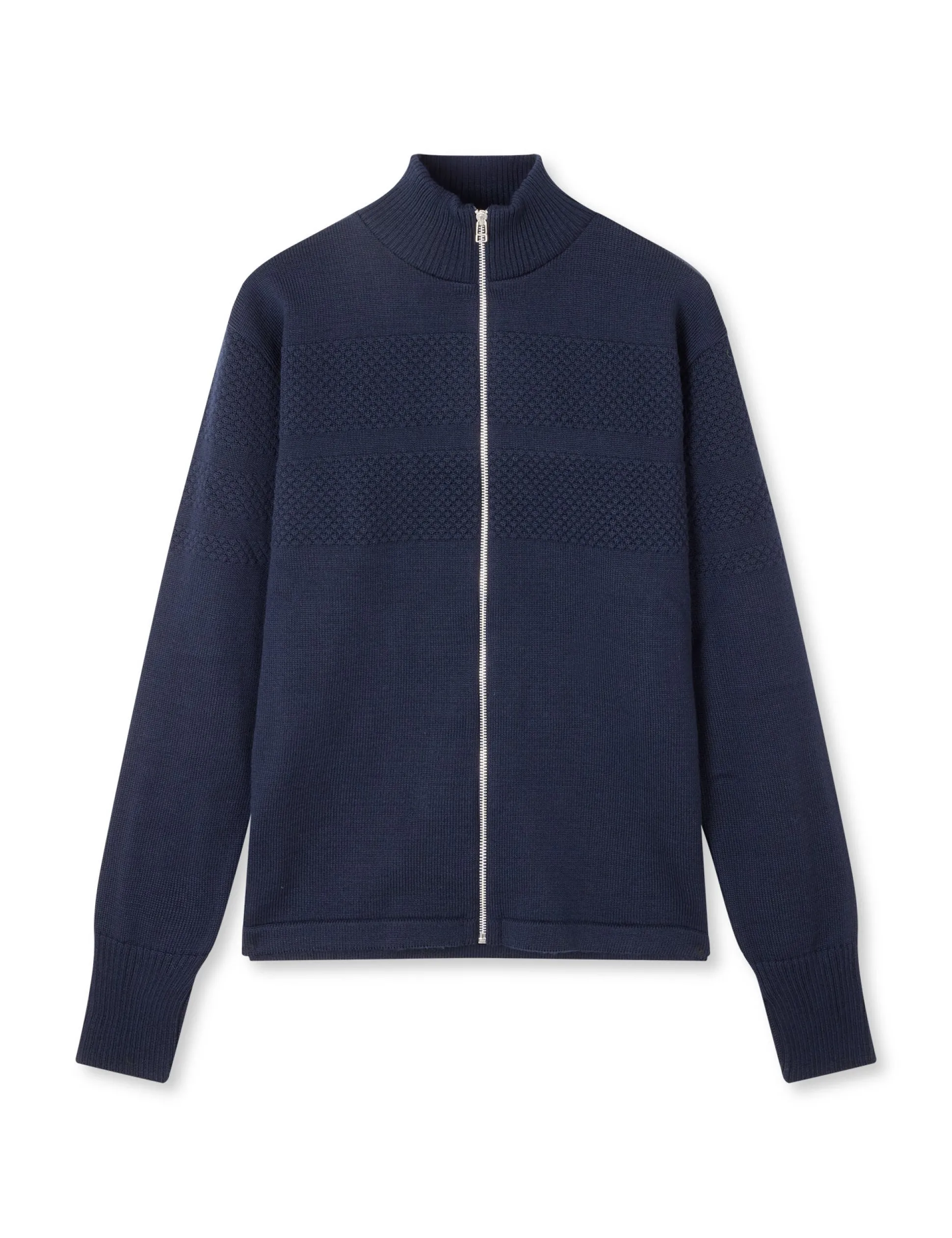 Wool Klemens Zip Knit
