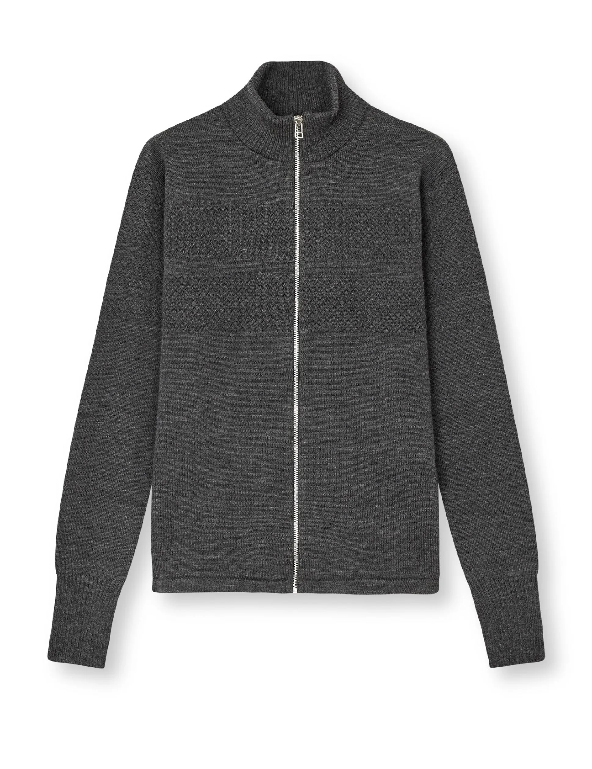 Wool Klemens Zip Knit