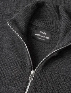 Wool Klemens Zip Knit