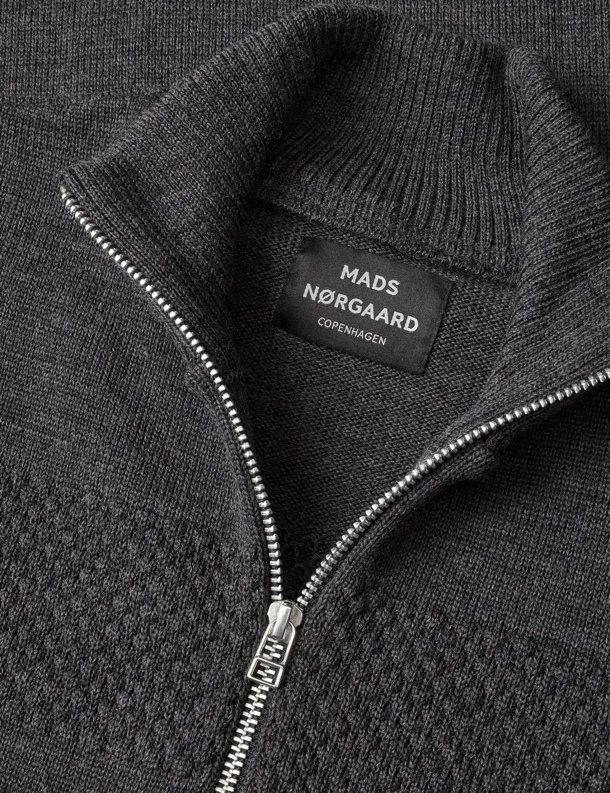 Wool Klemens Zip Knit